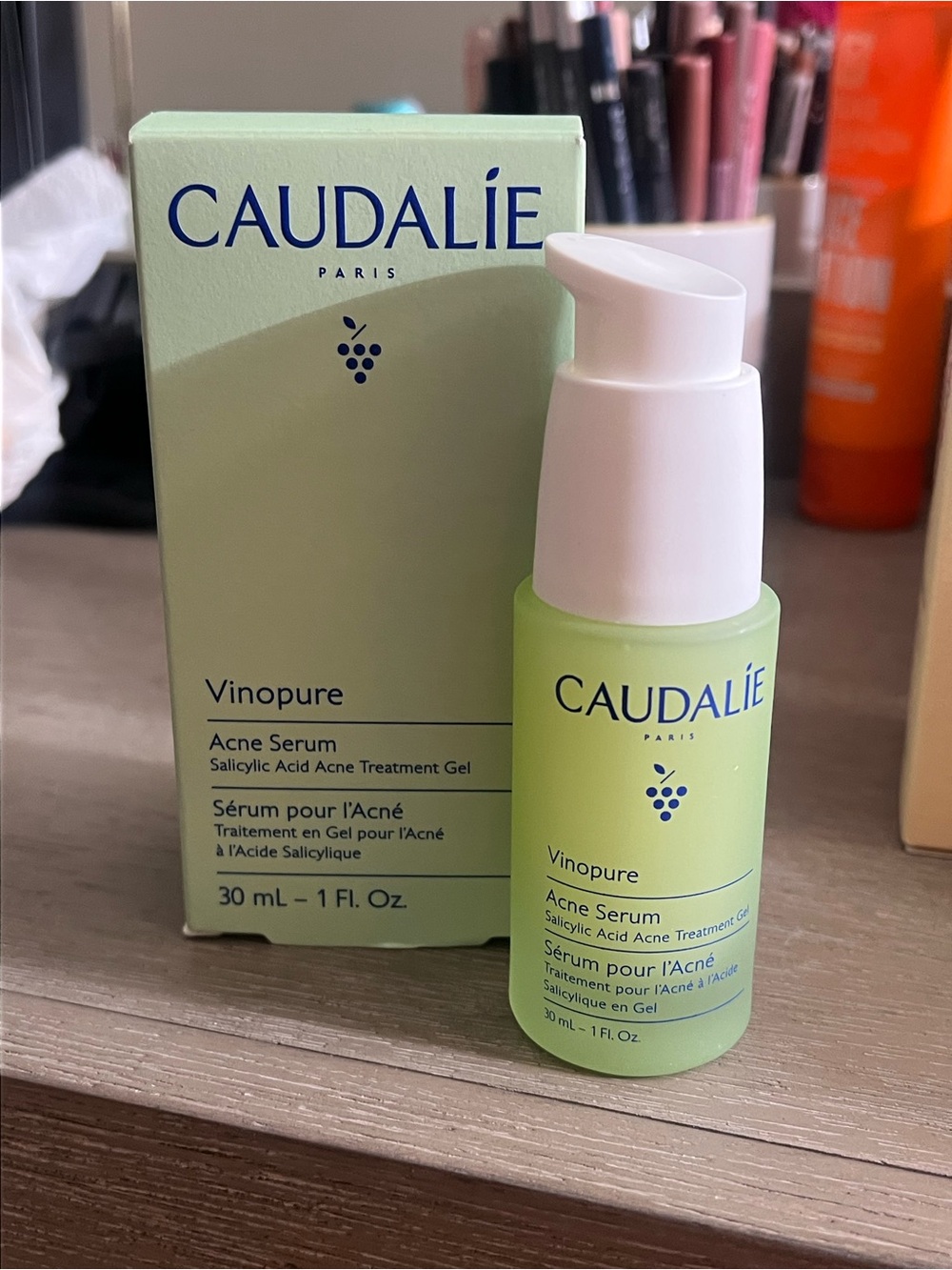 Caudalie Vinopure Acne Serum - NWT 1fl oz